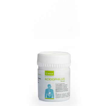 Acidophilus Plus - mitybos papildas su pieno bakterijomis (60 kapsulių)
