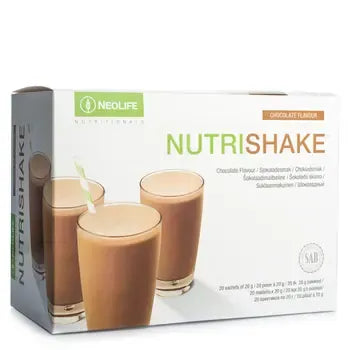 NutriShake - "NeoLife" baltyminis kokteilis Šokolado skonio (20 maišelių po 20 g)